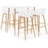 Swen Studio -  5 Piece Bar Set White
